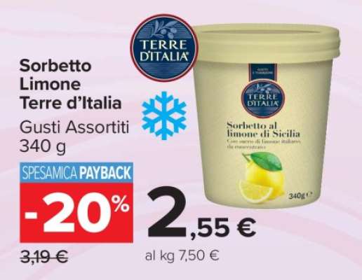 Sorbetto Limone Terre d’Italia