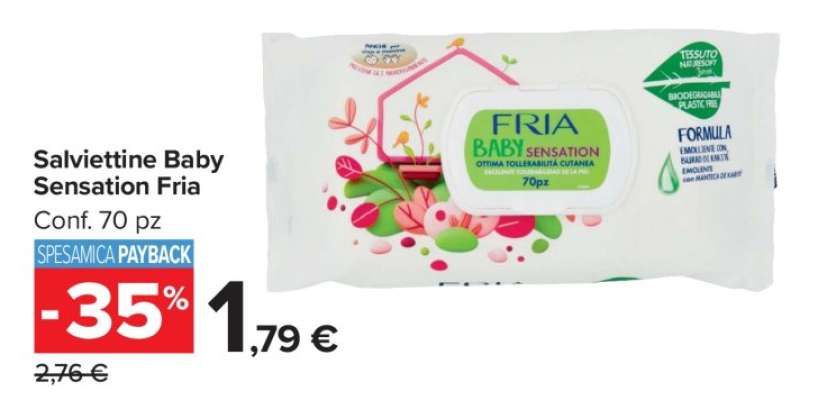 Salviettine Baby Sensation Fria