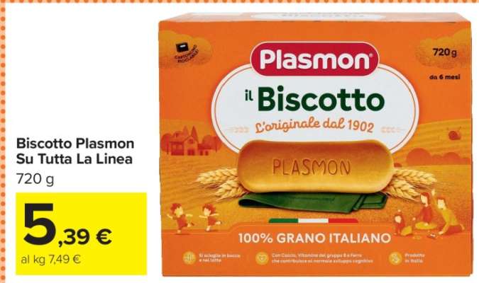 Biscotto Plasmon Su Tutta La Linea