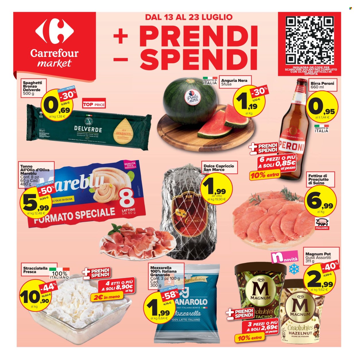 Volantino Carrefour - 13/7/2026 - 23/7/2026. Pagina 1