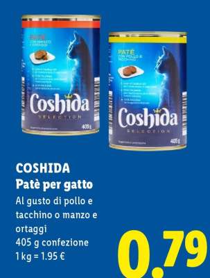 COSHIDA Patè per gatto