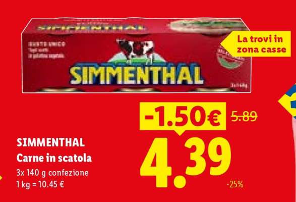 Simmenthal Carne in scatola