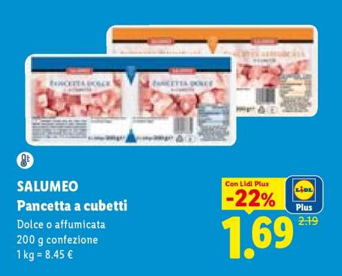 Salumeo Pancetta a cubetti