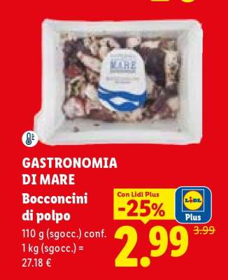 Bocconcini di polpo