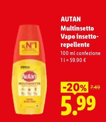 AUTAN Multinsetto Vapo insetto-repellente