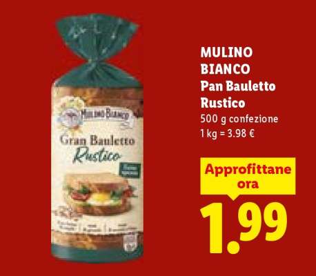 Mulino Bianco Pan Bauletto Rustico