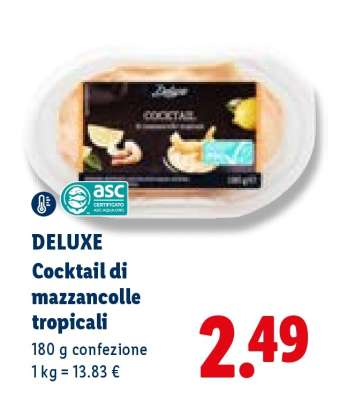Deluxe Cocktail di mazzancolle tropicali