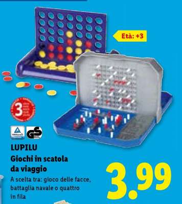 LUPILU Giochi in scatola da viaggio