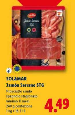 Sol&Mar Jamón Serrano STG