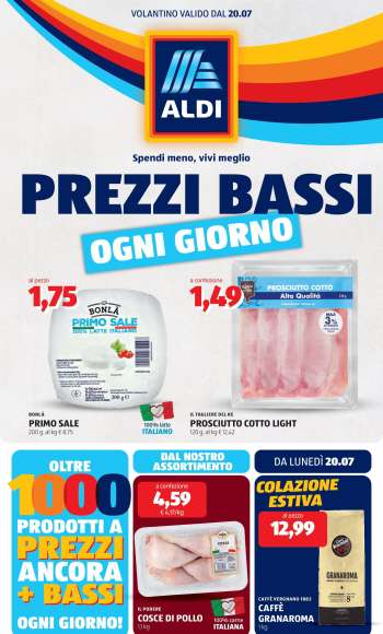 Volantino Aldi - 20/7/2026 - 26/7/2026.