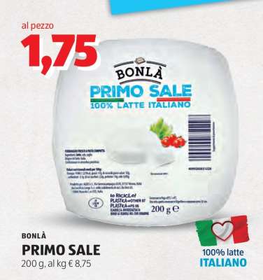 BONLÀ PRIMO SALE