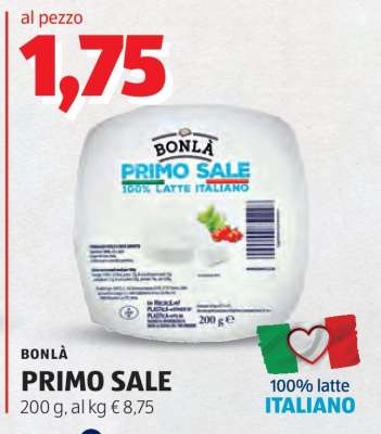 BONLÀ PRIMO SALE