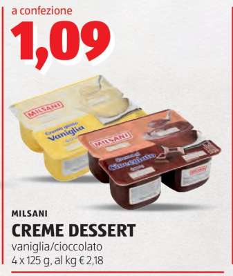 MILSANI CREME DESSERT