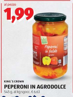 KING'S CROWN PEPERONI IN AGRODOLCE