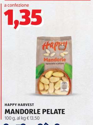 HAPPY HARVEST MANDORLE PELATE
