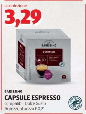 BARISSIMO CAPSULE ESPRESSO