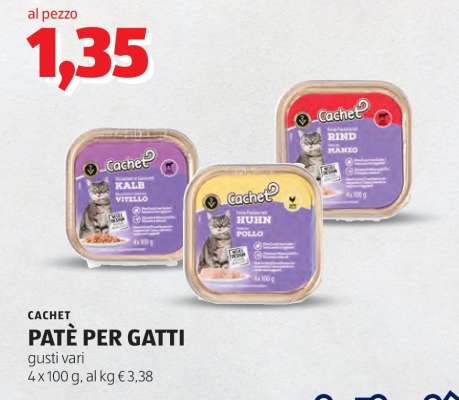 CACHET PATÈ PER GATTI