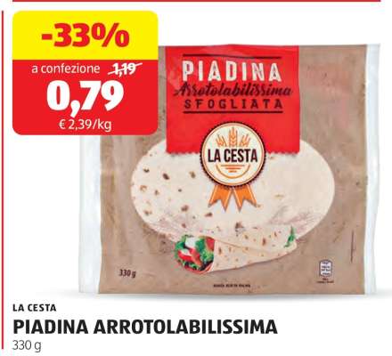 PIADINA ARROTOLABILISSIMA