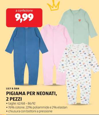 PIGIAMA PER NEONATI, 2 PEZZI