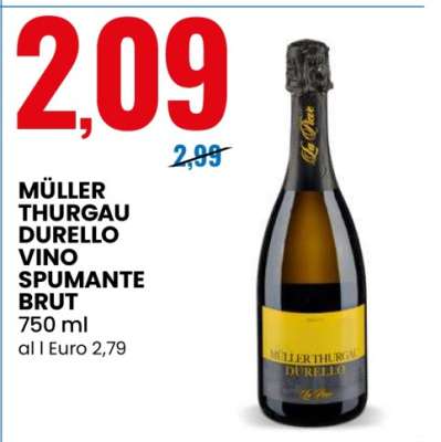 Müller Thurgau Durello Vino Spumante Brut