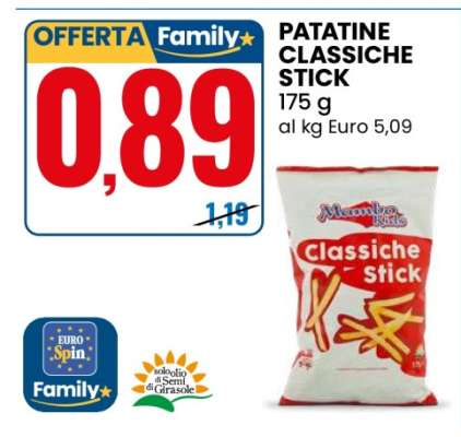 PATATINE CLASSICHE STICK