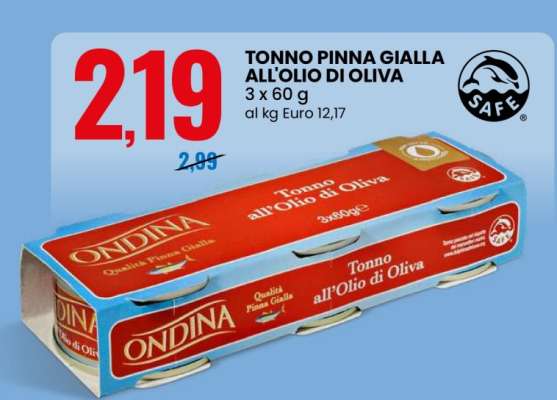 TONNO PINNA GIALLA ALL'OLIO DI OLIVA