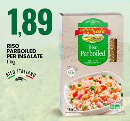 RISO PARBOILED PER INSALATE