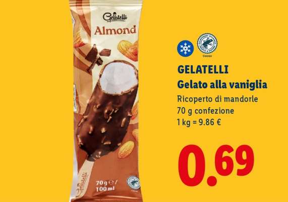 GELATELLI Gelato alla vaniglia