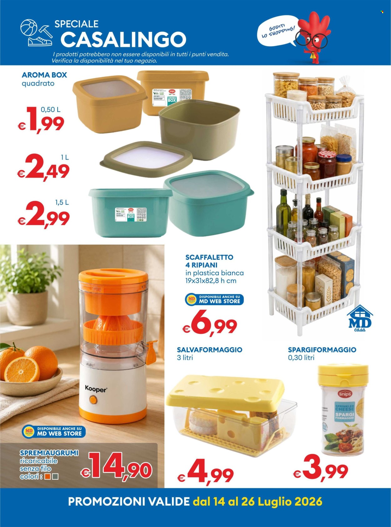 Volantino MD Discount - 14/7/2026 - 26/7/2026. Pagina 23