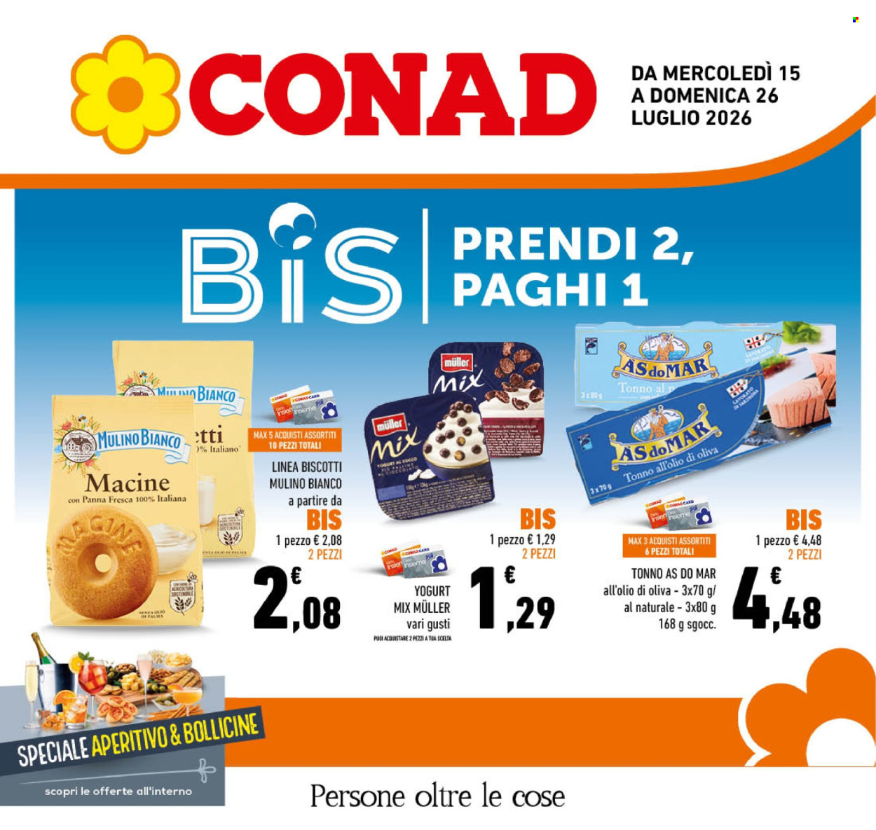 Volantino Conad - 15/7/2026 - 26/7/2026. Pagina 1