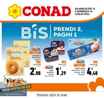 Volantino Conad - 15/7/2026 - 26/7/2026.