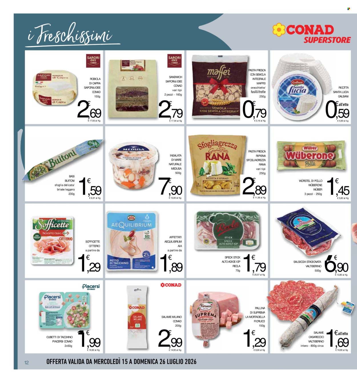 Volantino Conad - 15/7/2026 - 26/7/2026. Pagina 12
