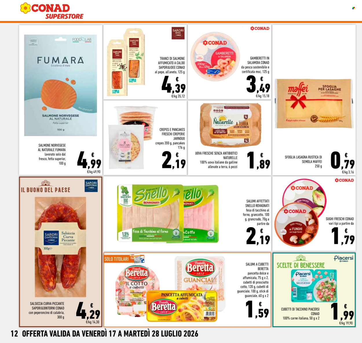 Volantino Conad Superstore - 15/7/2026 - 28/7/2026. Pagina 12