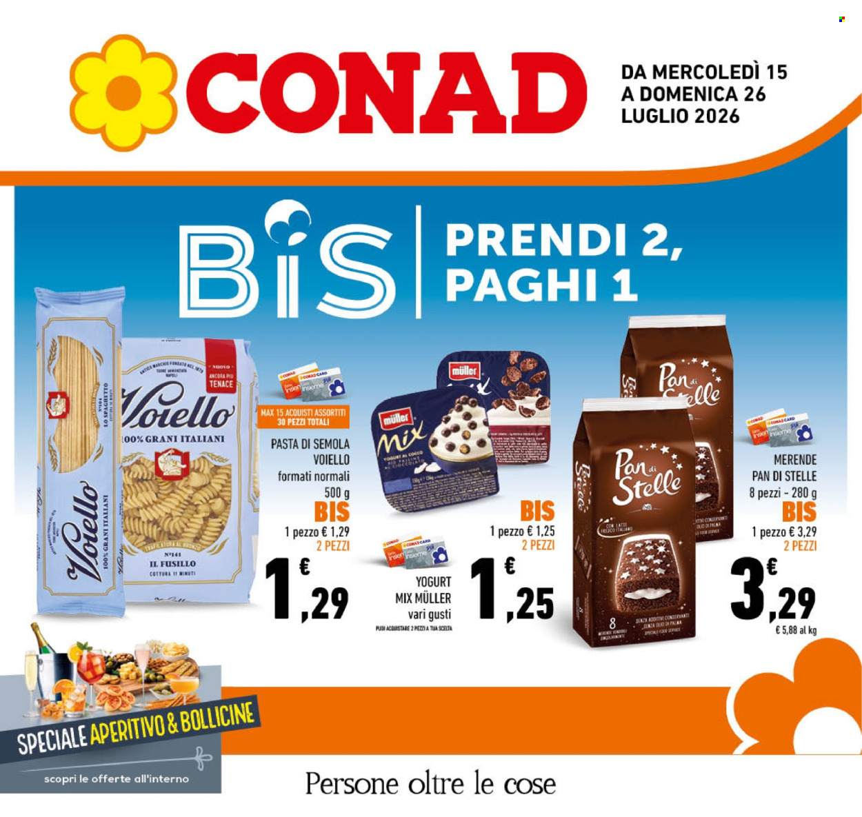 Volantino Conad - 15/7/2026 - 26/7/2026. Pagina 1