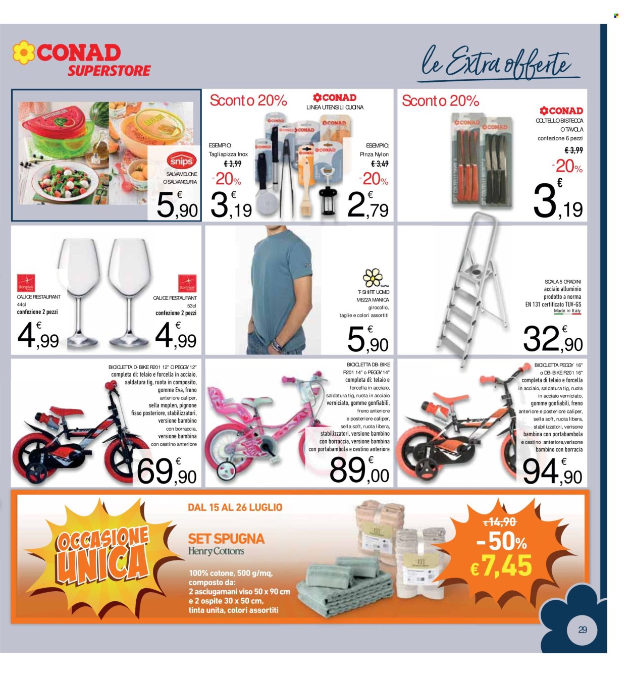 Volantino Conad Superstore - 15/7/2026 - 26/7/2026. Pagina 29