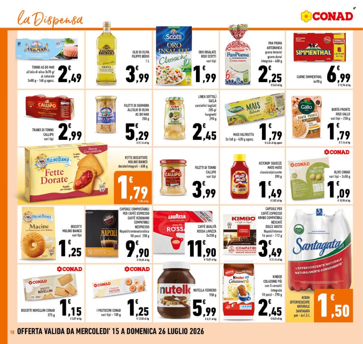 Volantino Conad - 15/7/2026 - 26/7/2026. Pagina 18