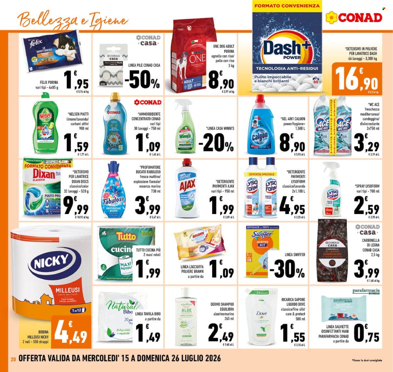 Volantino Conad - 15/7/2026 - 26/7/2026. Pagina 20