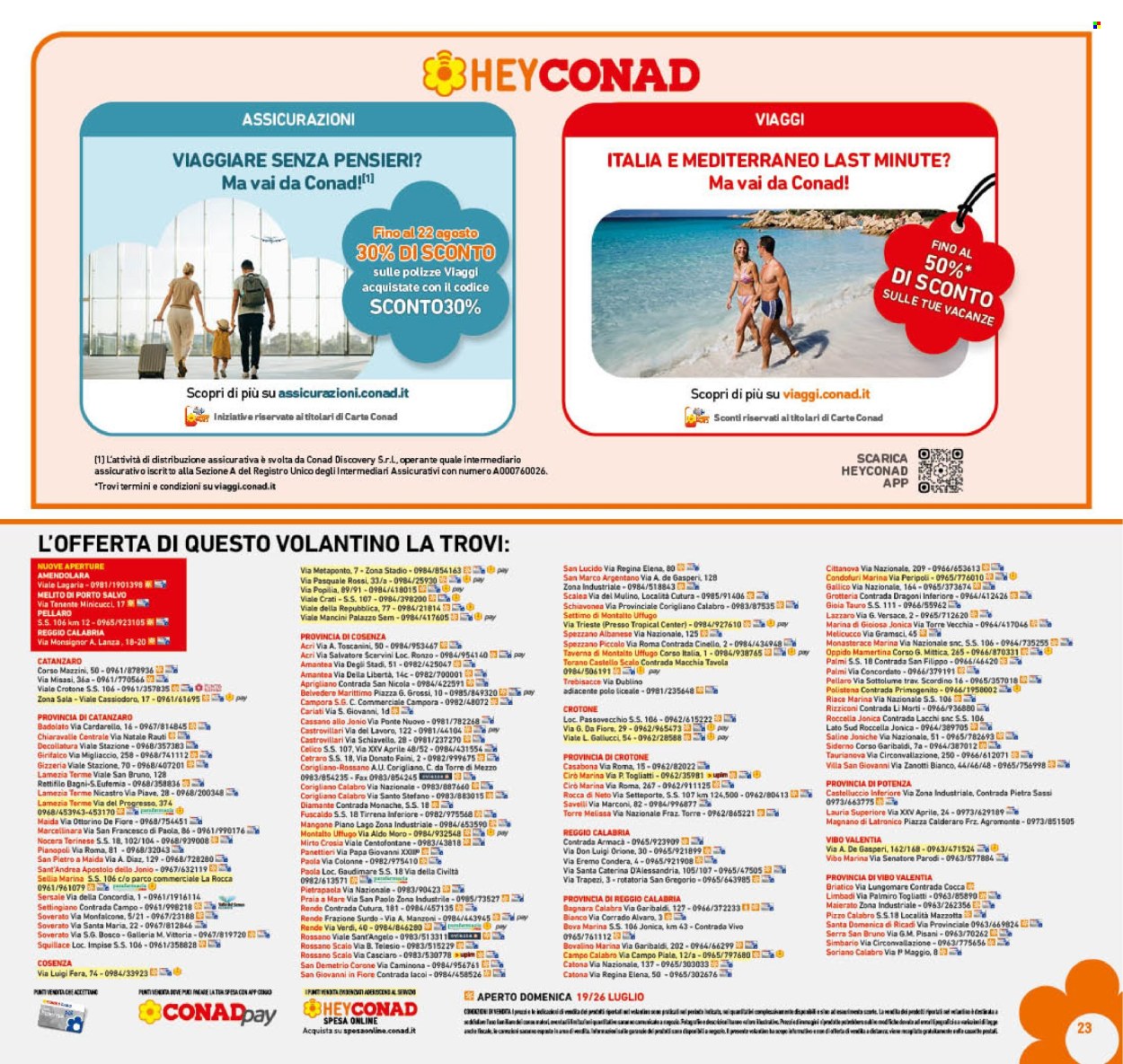 Volantino Conad - 15/7/2026 - 26/7/2026. Pagina 23