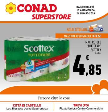 Volantino Conad Superstore - 15/7/2026 - 26/7/2026.