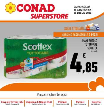 Volantino Conad Superstore - 15/7/2026 - 26/7/2026.