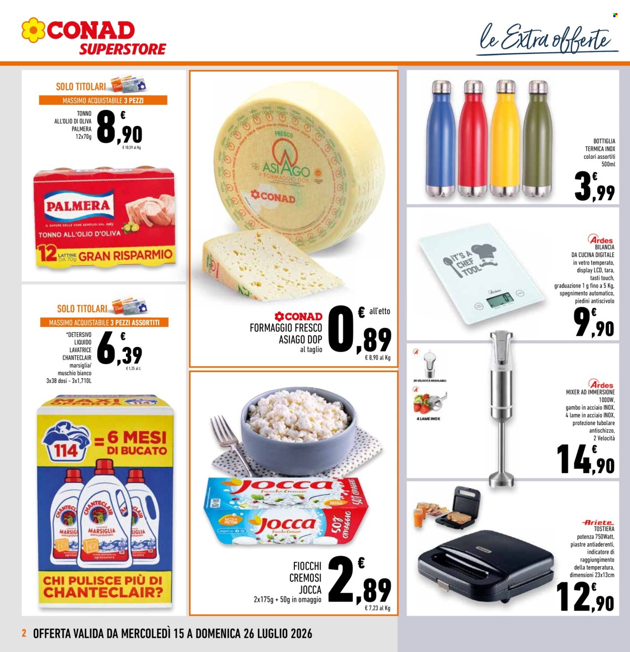 Volantino Conad Superstore - 15/7/2026 - 26/7/2026. Pagina 2