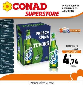 Volantino Conad Superstore - 15/7/2026 - 26/7/2026.