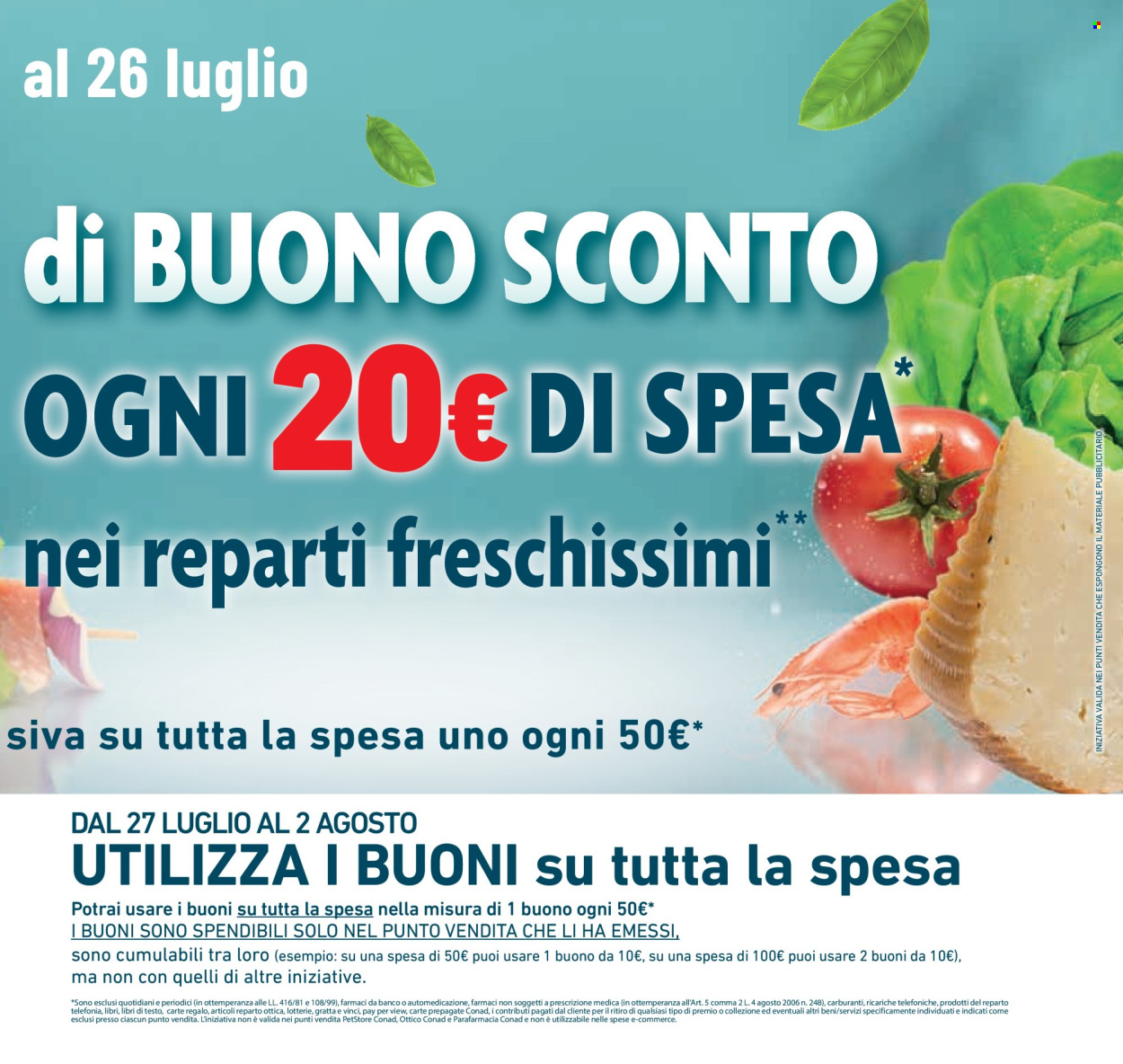 Volantino Conad Superstore - 15/7/2026 - 28/7/2026. Pagina 3