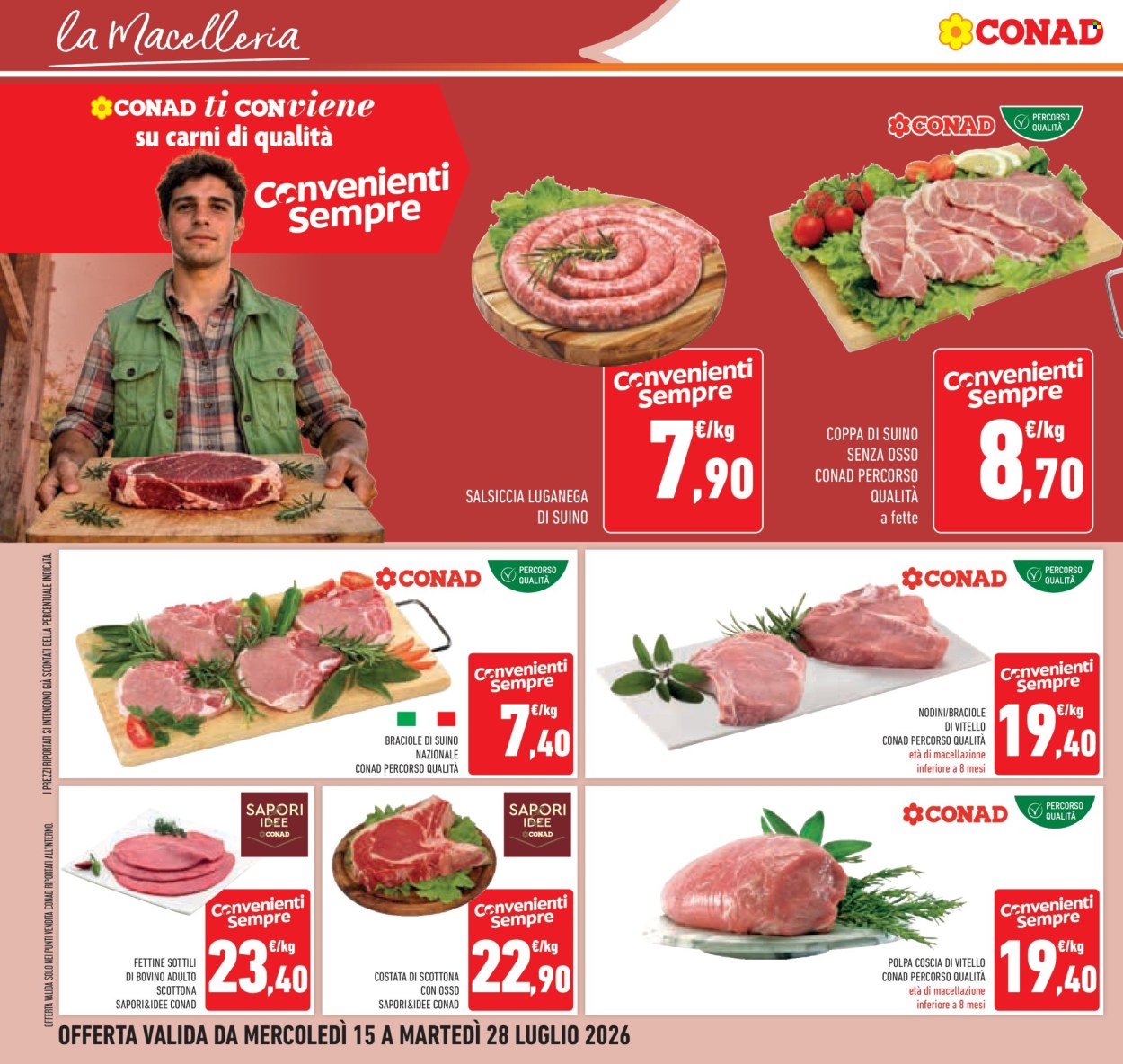 Volantino Conad - 15/7/2026 - 28/7/2026. Pagina 12