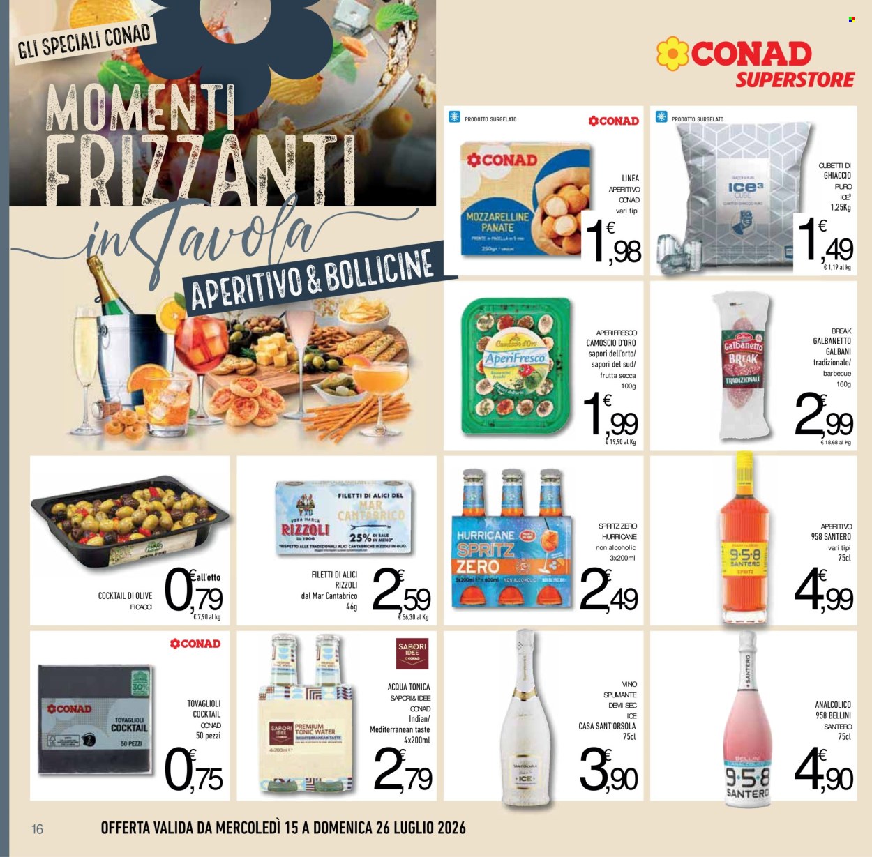 Volantino Conad Superstore - 15/7/2026 - 28/7/2026. Pagina 16