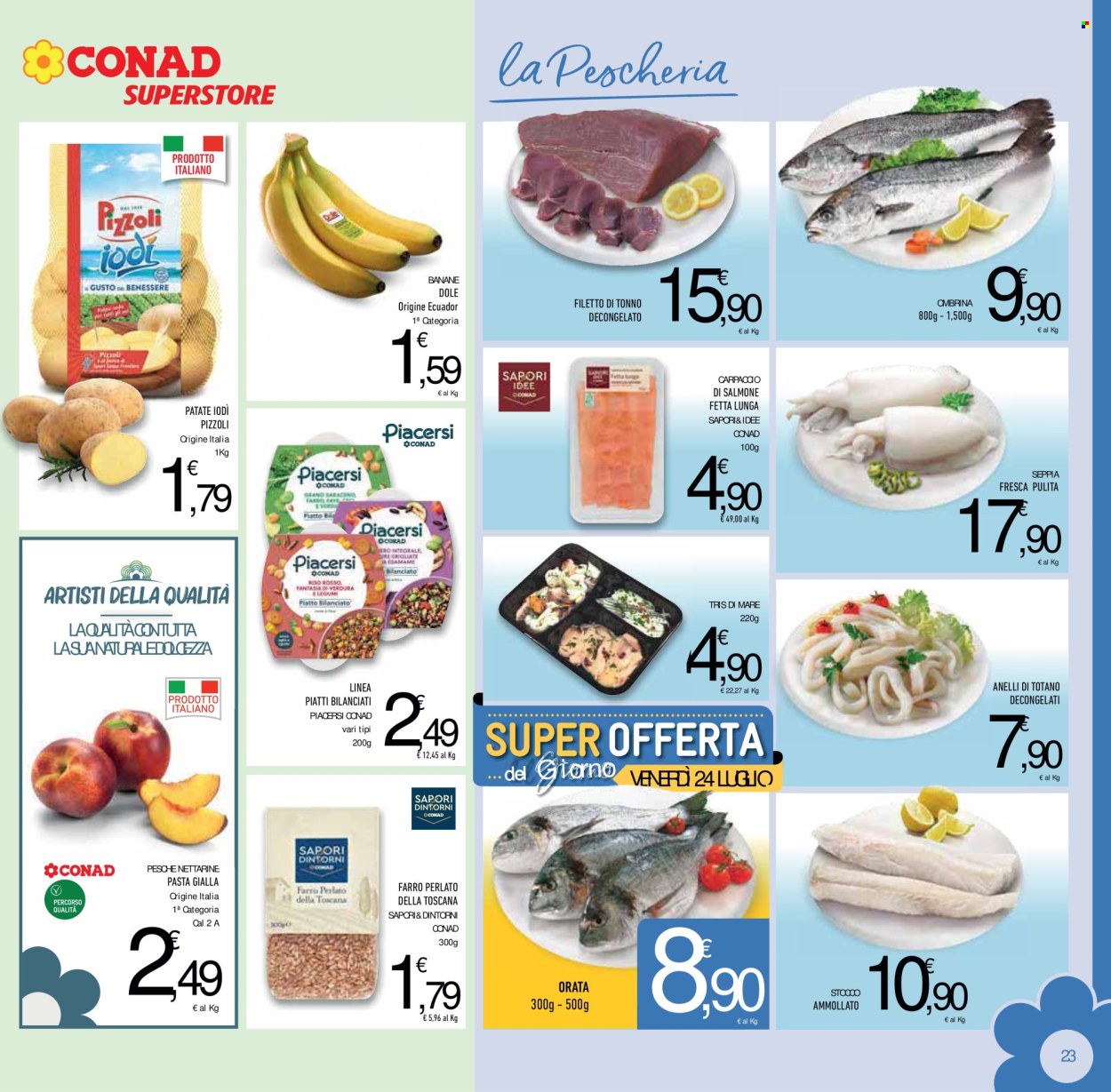 Volantino Conad Superstore - 15/7/2026 - 28/7/2026. Pagina 23