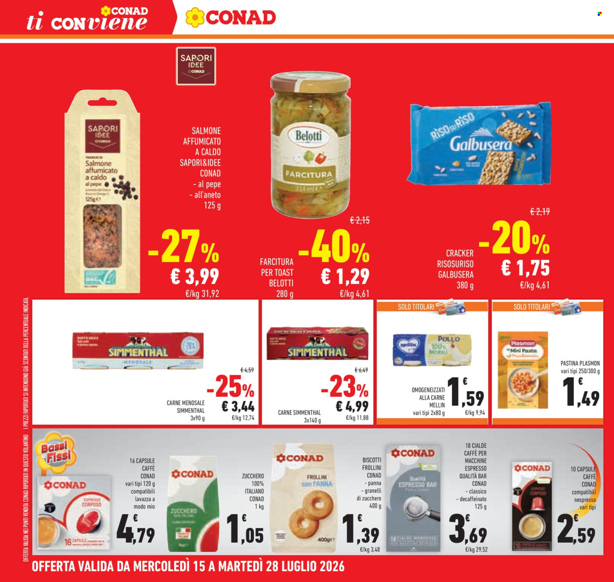 Volantino Conad - 15/7/2026 - 28/7/2026. Pagina 30