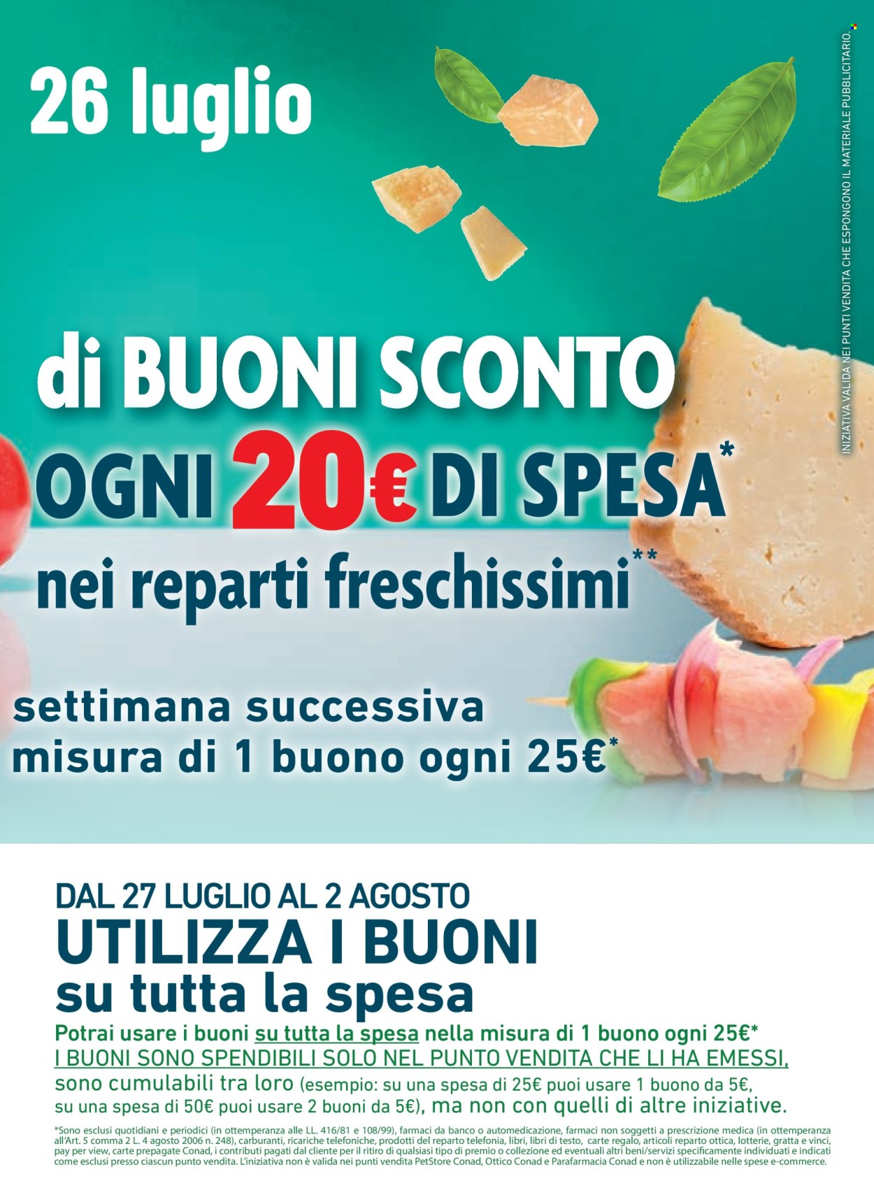 Volantino Conad - 15/7/2026 - 28/7/2026. Pagina 3
