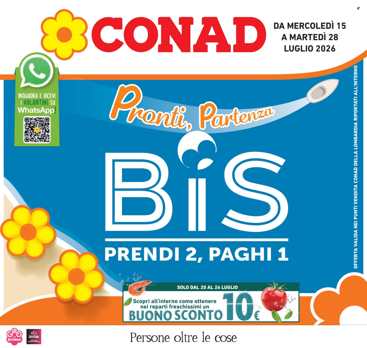 Volantino Conad - 15/7/2026 - 28/7/2026. Pagina 1
