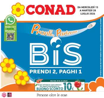 Volantino Conad - 15/7/2026 - 28/7/2026.